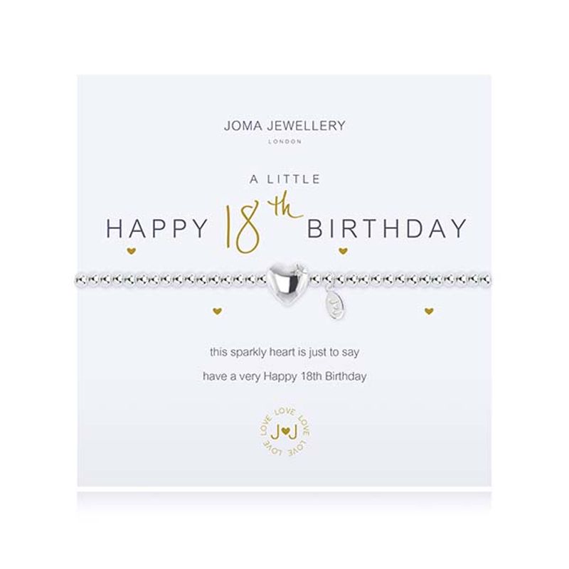 Armbånd HAPPY 18TH BIRTHDAY A Little Joma Jewellery
