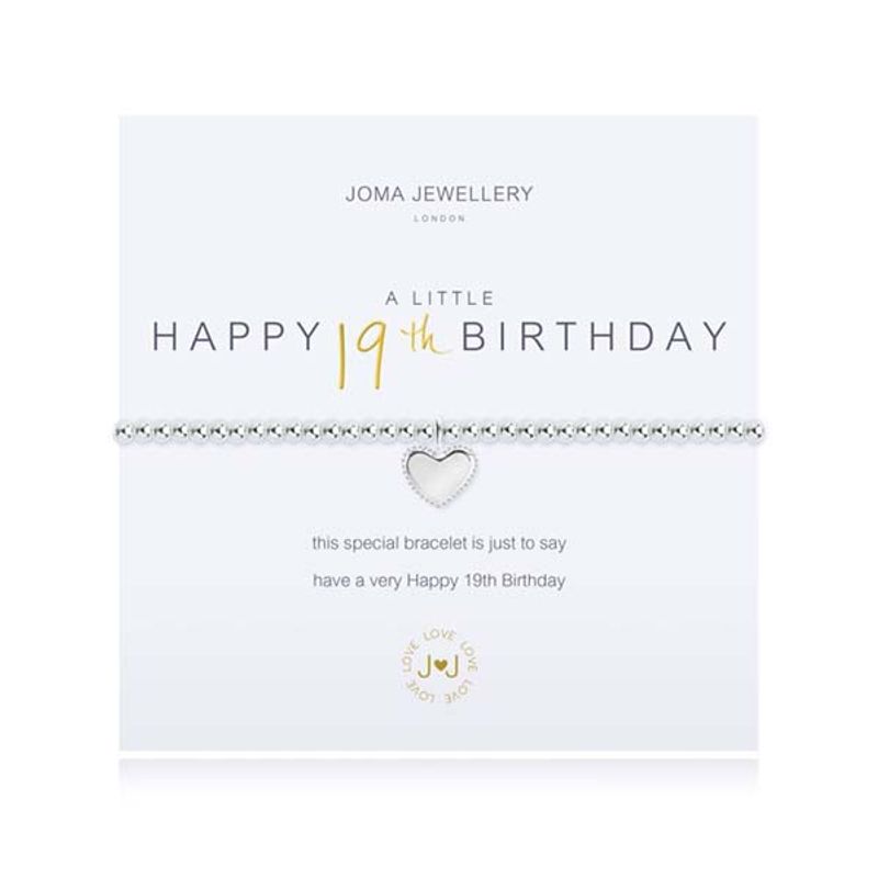 Armbånd HAPPY 19TH BIRTHDAY A Little Joma Jewellery