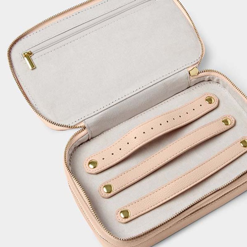 Dobbelt smykkeskrin CHOOSE TO SHINE rosa Katie Loxton
