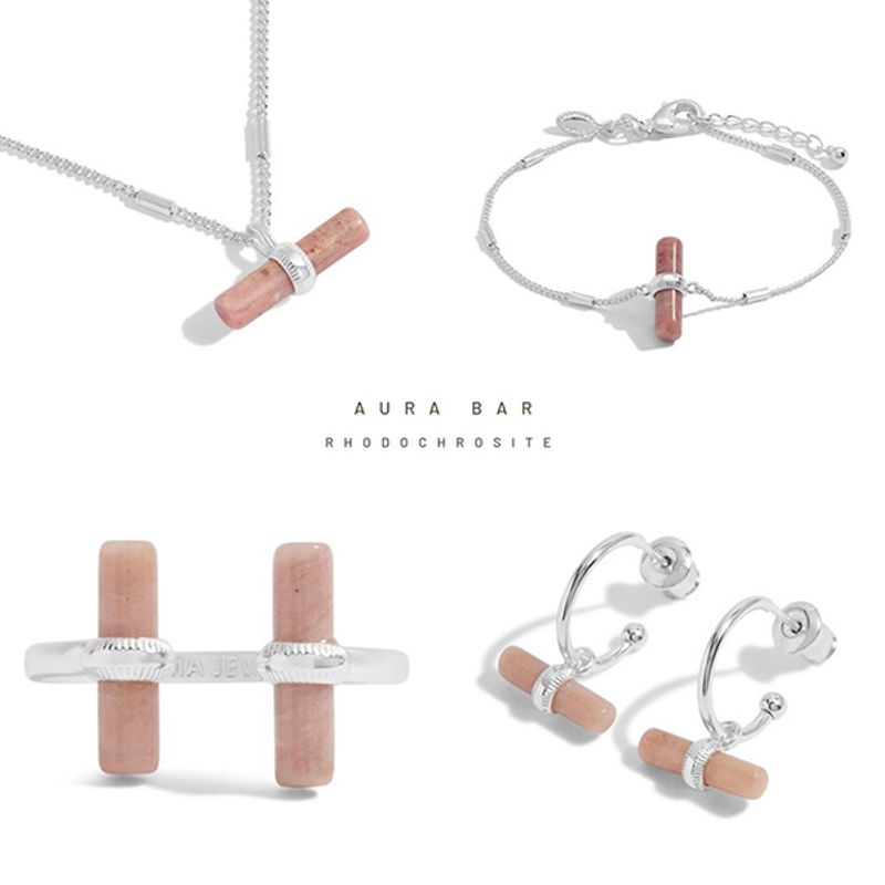 Ring  AURA BAR RHODOCHROSITE Joma Jewellery