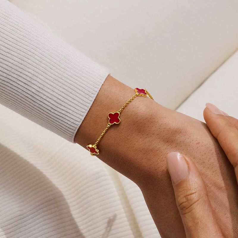 Armbånd RED CLOVER Signature Clover Joma Jewellery