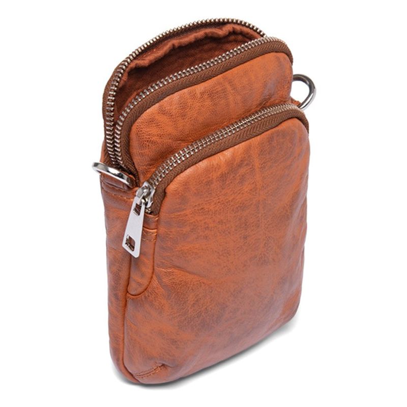 Mobilveske Power Field cognac brun Depeche