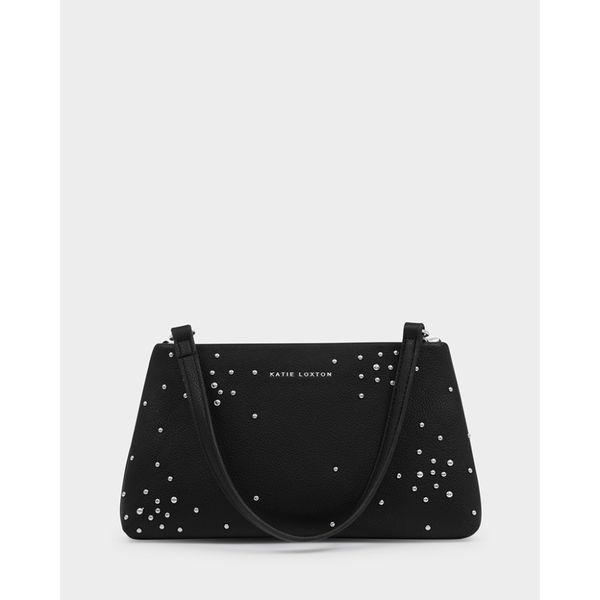 Clutch veske NOVA svart sølv Katie Loxton