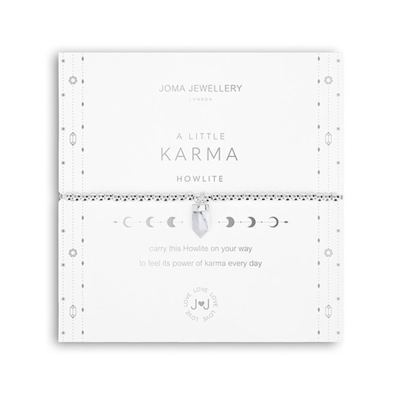 Armbånd KARMA - HOWLITE Affirmation Crystal Joma Jewellery