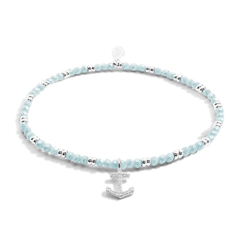 Armbånd BOHO BEADS ANCHOR blå Joma Jewellery