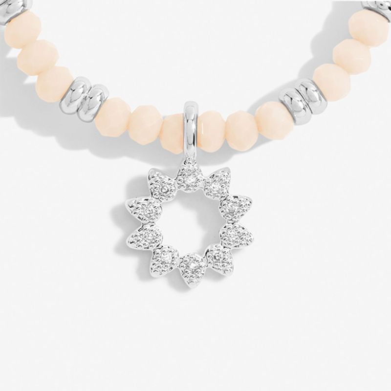 Armbånd BOHO BEADS SUN hvit Joma Jewellery