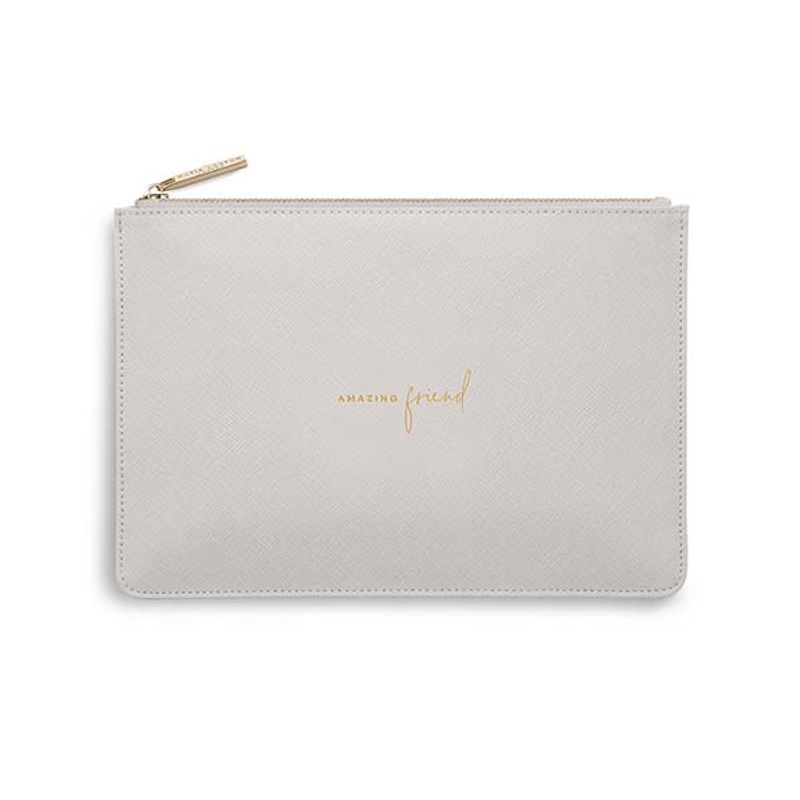 Clutch veske AMAZING FRIEND grå Katie Loxton