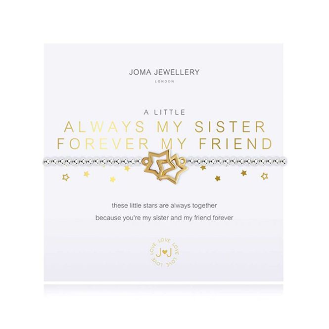 Hovedbilde Armbånd ALWAYS MY SISTER, FOREVER MY FRIEND A Little Joma Jewell