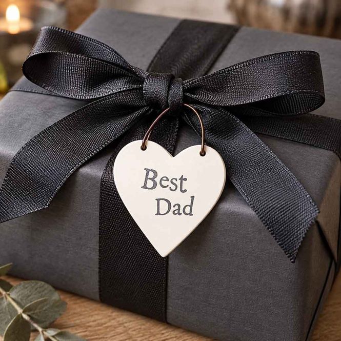 Hovedbilde Mini skilt hjerte Best dad East of India