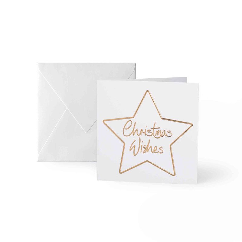 Mini julekort CHRISTMAS WISHES 8 stk Katie Loxton