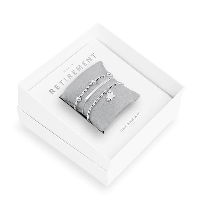 Hovedbilde Gavesett HAPPY RETIREMENT 3 stk armbånd Joma Jewellery