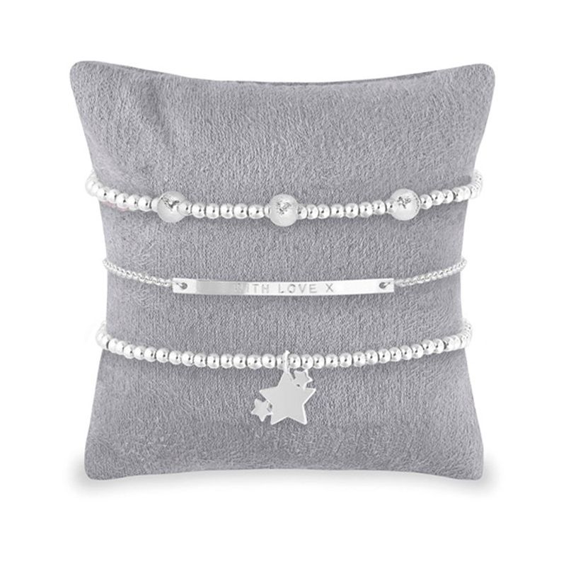 Gavesett HAPPY RETIREMENT 3 stk armbånd Joma Jewellery