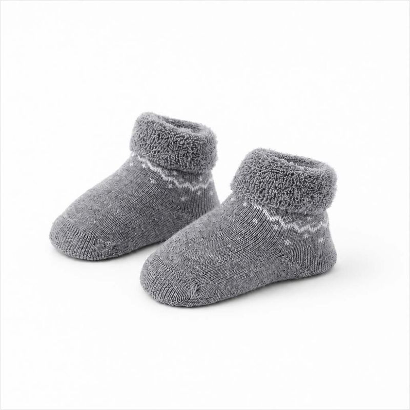 Gavesett Baby Lue grå hvit Maximo