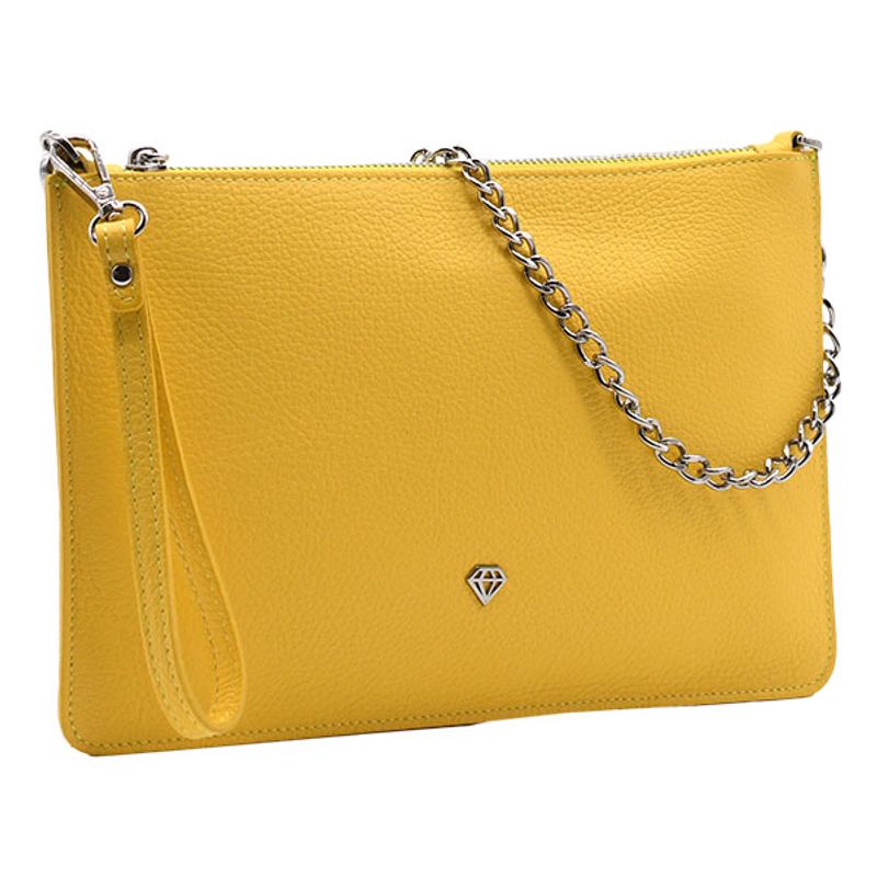 Clutch veske gul sølv Caleidos