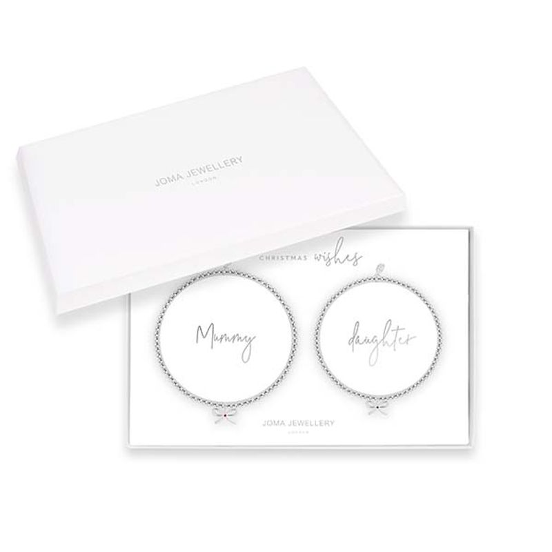 Gavesett CHRISTMAS WISHES MUMMY AND DAUGHTER 2 stk armbånd Joma 