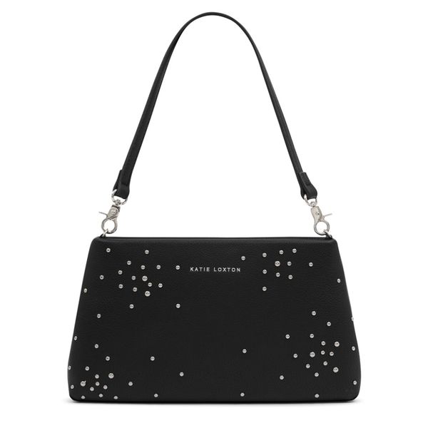 Clutch veske NOVA svart sølv Katie Loxton