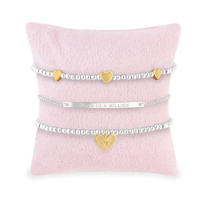 Gavesett MUM IN A MILLION 3 stk armbånd Joma Jewellery