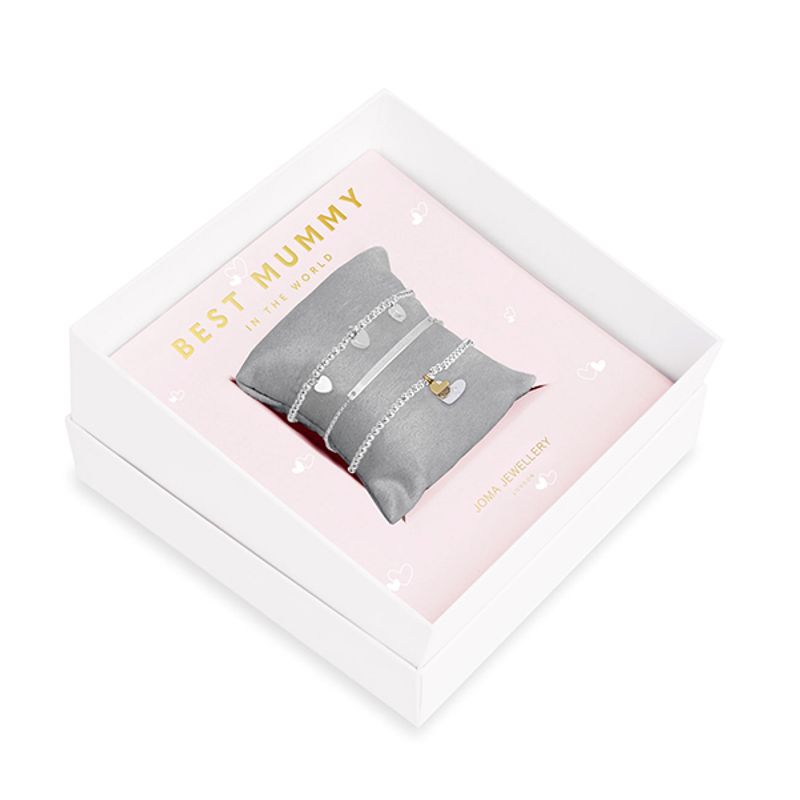 Gavesett BEST MUMMY 3 stk armbånd Joma Jewellery