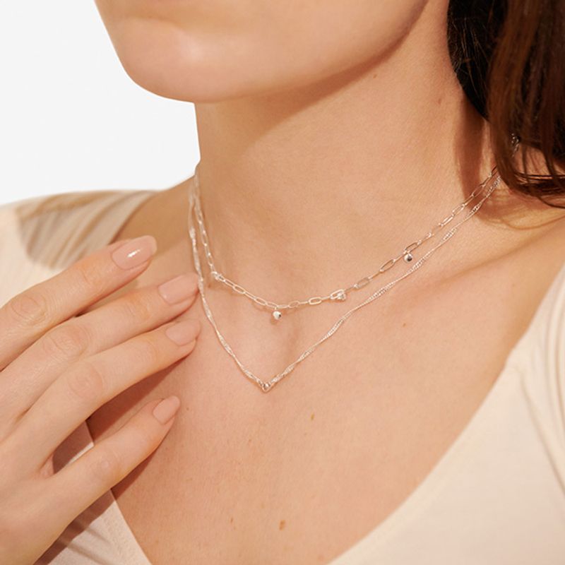 Smykke STACKS OF STYLE 2 in 1 sølv Joma Jewellery