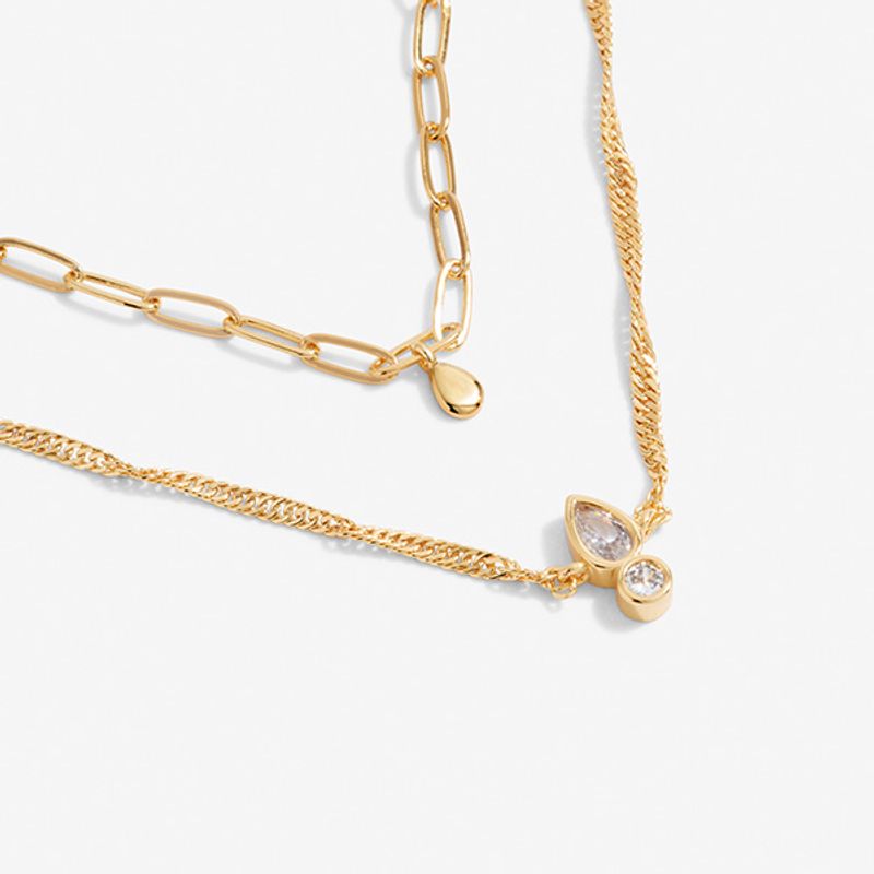 Smykke STACKS OF STYLE DRÅPE 2 in 1 gull Joma Jewellery
