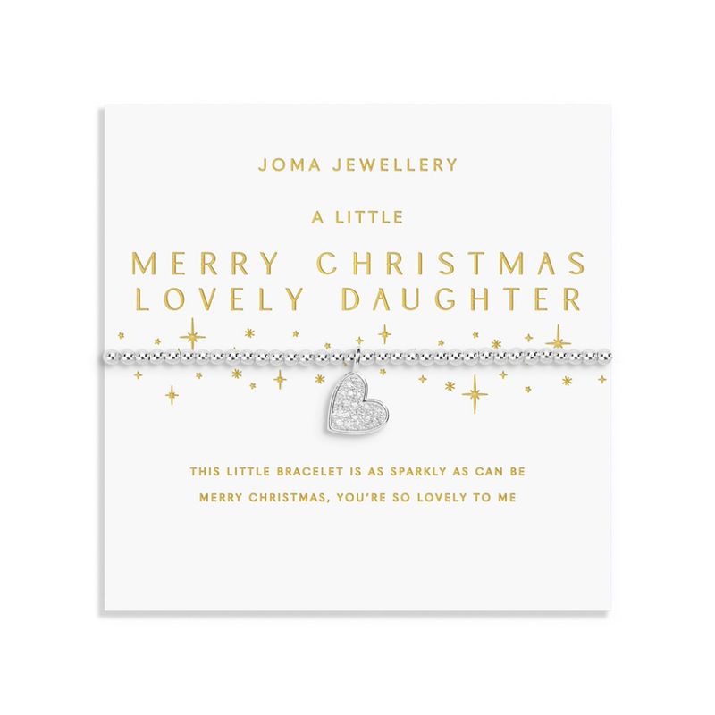 Armbånd MERRY CHRISTMAS LOVELY DAUGHTER A Little Joma Jewellery 