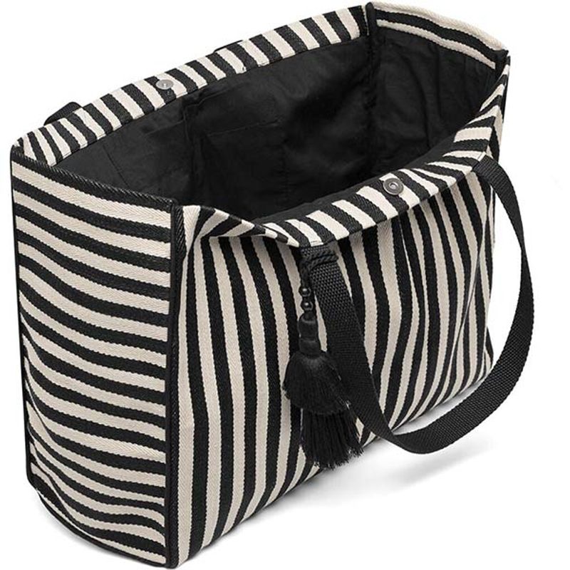 Shopper veske SUMMER SOUNDS stripet Depeche 