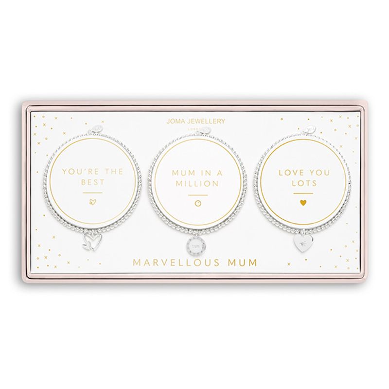 Gavesett MARVELLOUS MUM 3 armbånd Joma Jewellery