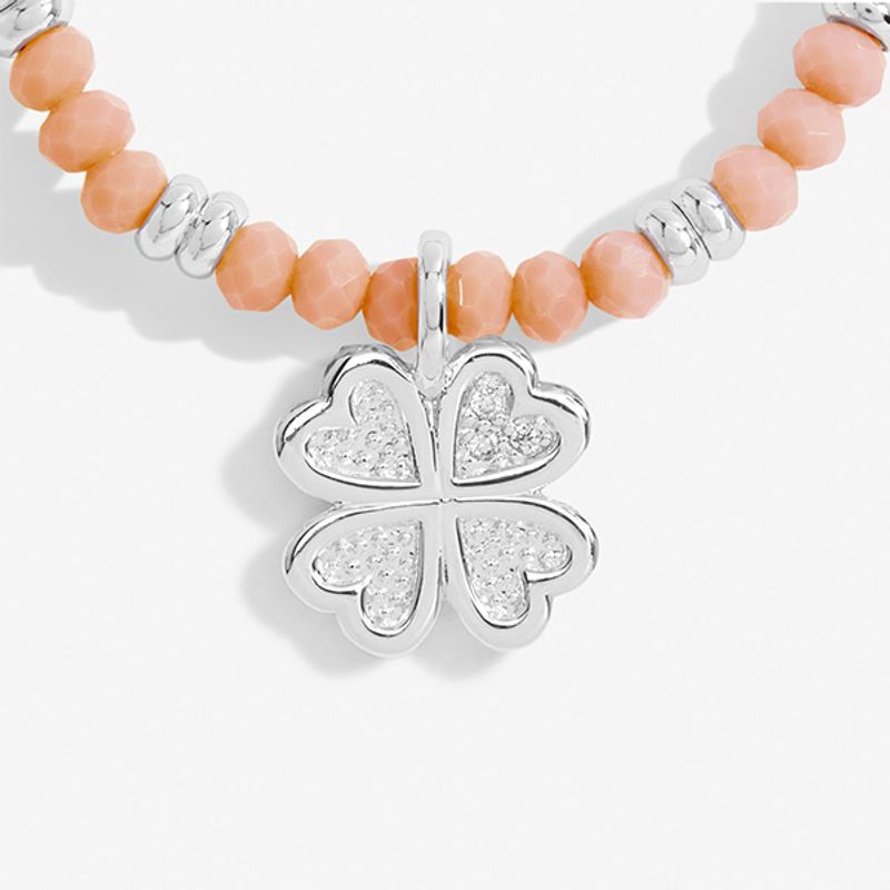 Armbånd BOHO BEADS CLOVER oransje Joma Jewellery