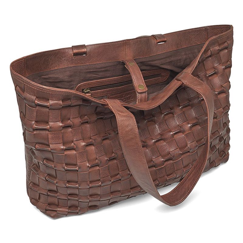 Shopper veske MODERN HANDCRAFT choco brun Depeche 