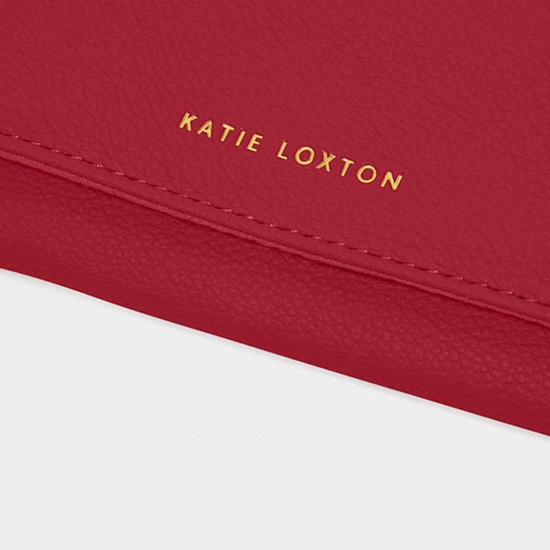 Reisesmykkeskrin A LITTLE SPARKLE rød Katie Loxton