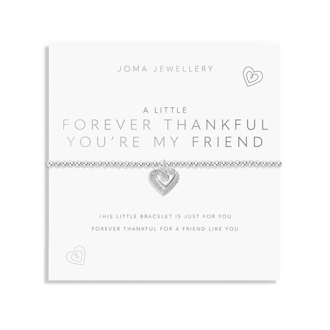 Hovedbilde Armbånd FOREVER THANKFUL YOU ARE MY FRIEND A Little Joma Jewellery 