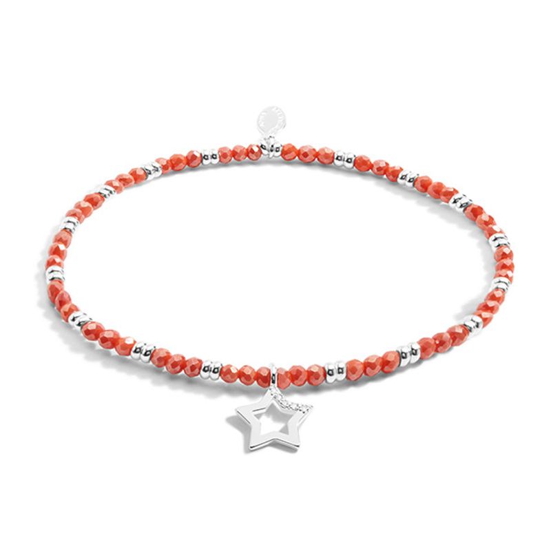 Armbånd BOHO BEADS STAR korall Joma Jewellery