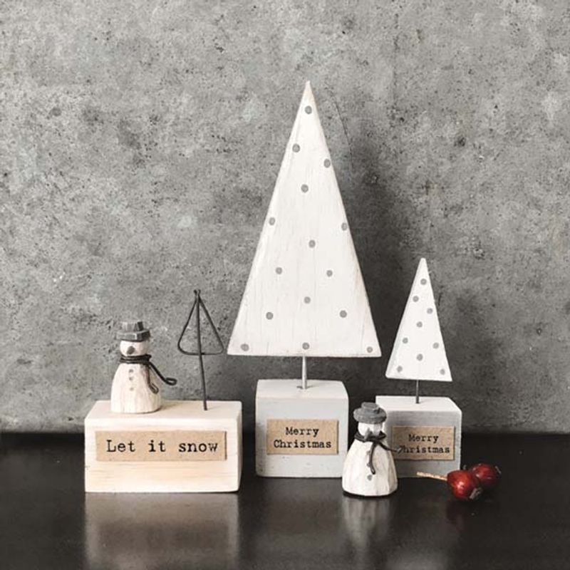 Dekor Juletre Merry Christmas East of India 