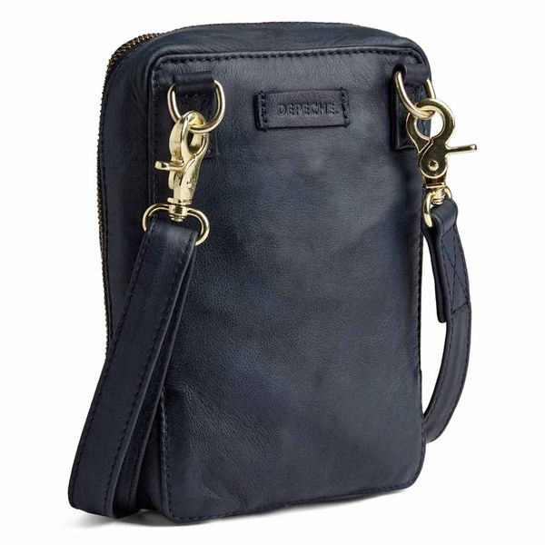 Mobilveske GOLDEN CHIC Midnight Blue - blå Depeche 