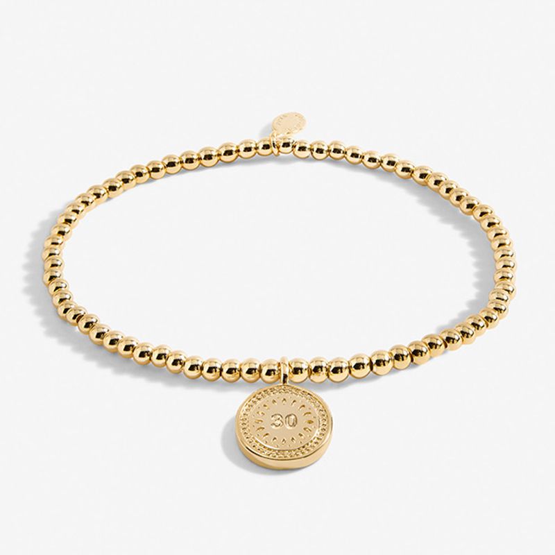 Armbånd 30TH BIRTHDAY Gold A Little Joma Jewellery