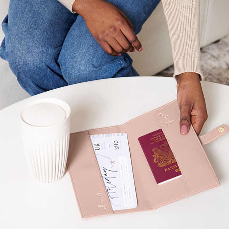 Reisemappe CHOOSE ADVENTURE rosa Katie Loxton