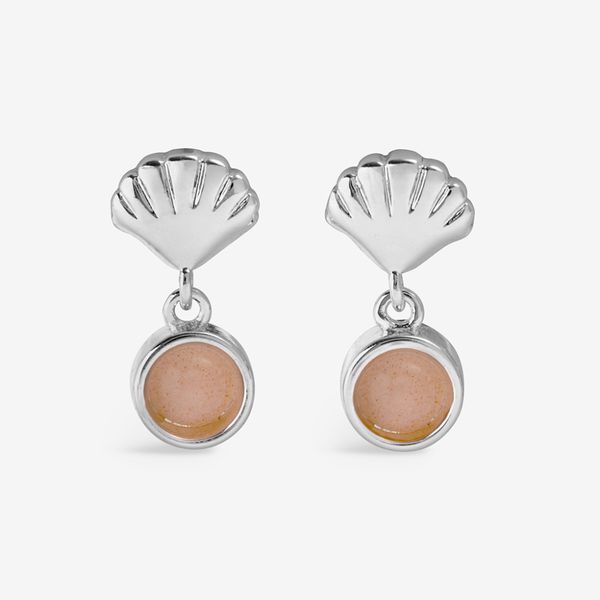 Øredobber SUNSTONE SHELL Loved By You Joma Jewellery 