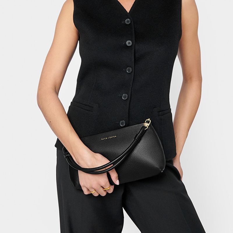 Clutch veske ASHA WRISTLET svart Katie Loxton