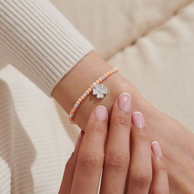 Hovedbilde Armbånd BOHO BEADS CLOVER oransje Joma Jewellery