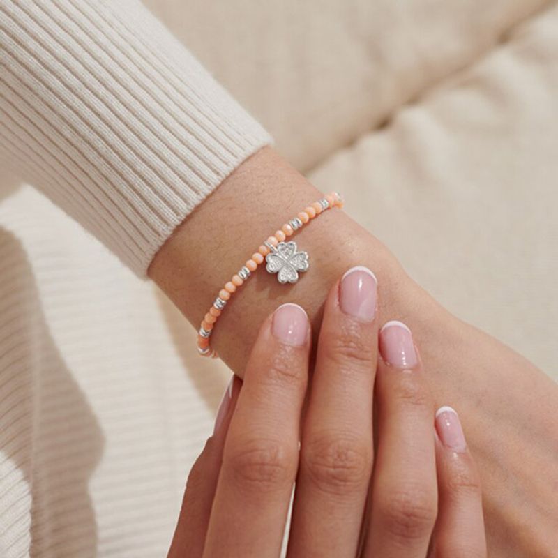 Armbånd BOHO BEADS CLOVER oransje Joma Jewellery