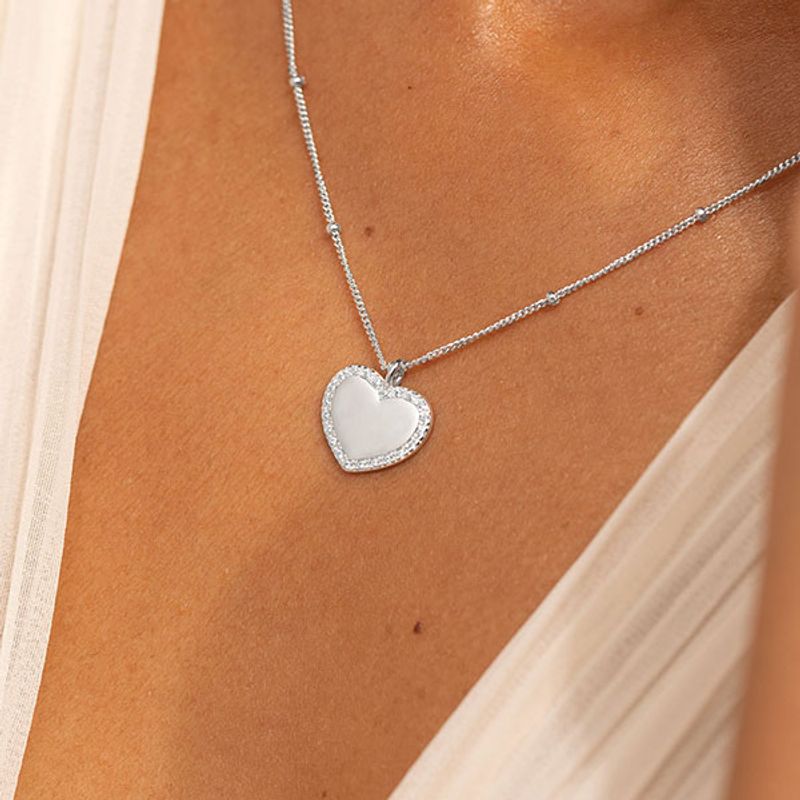 Smykke I LOVE YOU 925 sølv Joma Jewellery