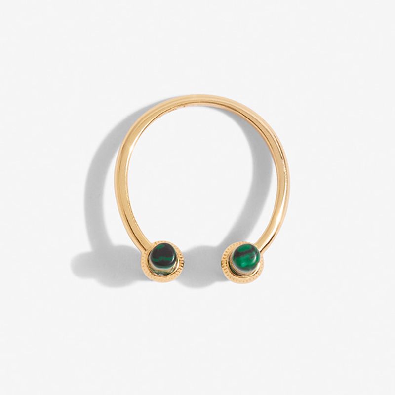 Ring AURA BAR MALACHITE Joma Jewellery