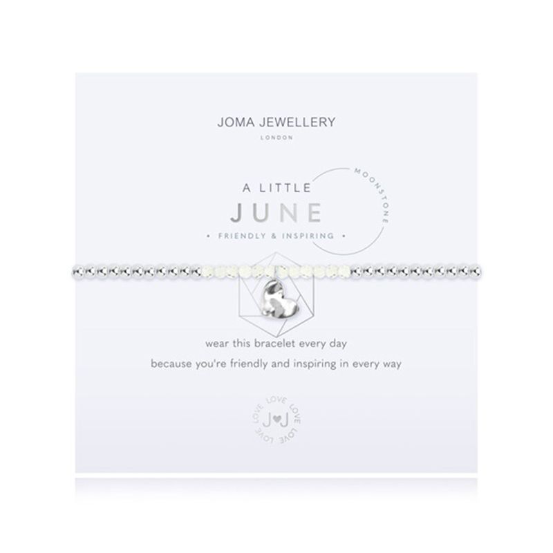 Armbånd JUNI fødselsstein Moonstone Joma Jewellery