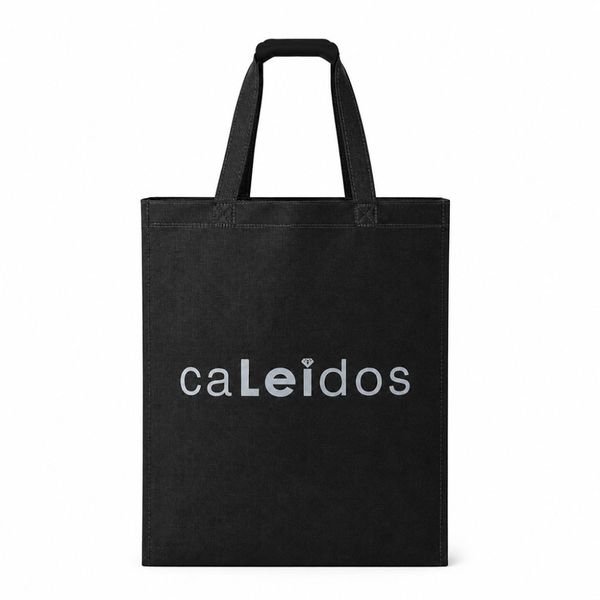 Clutch veske sølv gull Caleidos 