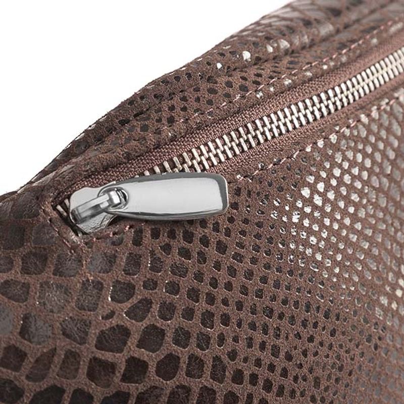 Bumbag veske FASHION FAVORITES Croco brun Depeche