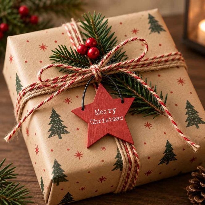 Hovedbilde Mini skilt stjerne Merry Christmas East of India 