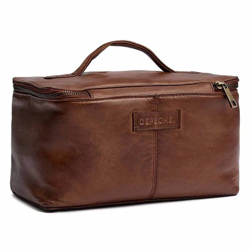 Toalettmappe POWER FIELD chesterfield brun Depeche