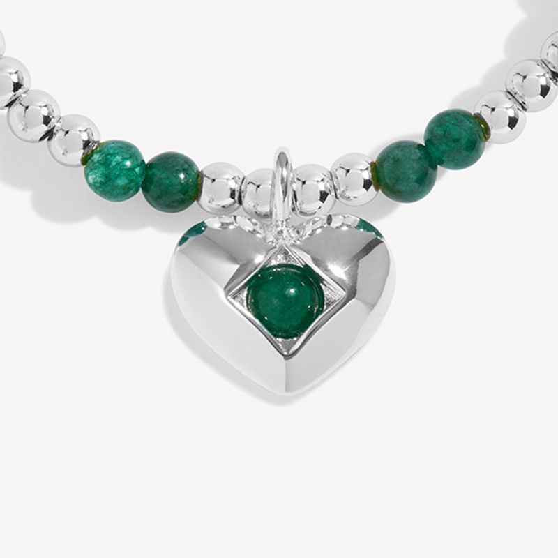 Armbånd MAI fødselsstein Green Agate Joma Jewellery