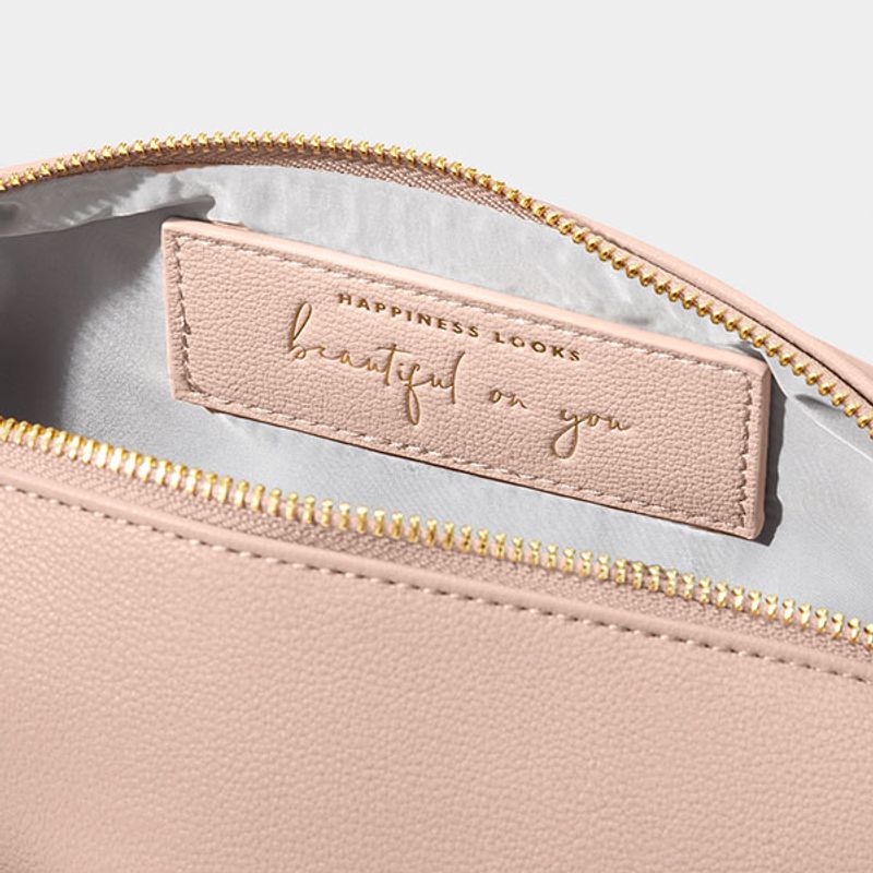 Toalettmappe HAPPINESS LOOKS BEAUTIFUL ON YOU rosa Katie Loxton