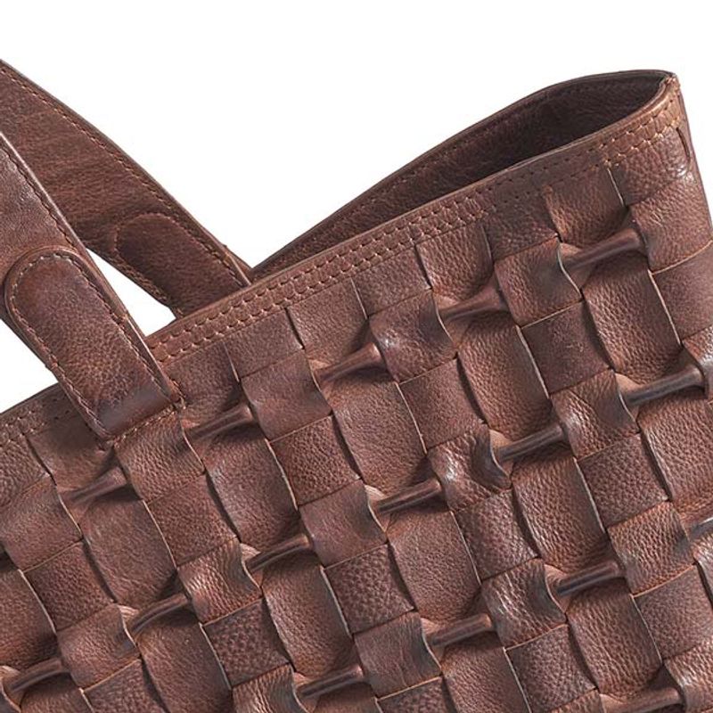 Shopper veske MODERN HANDCRAFT choco brun Depeche 